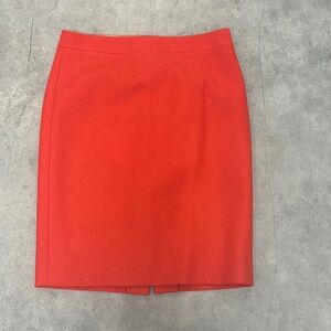 Elegant Red Women's Skirt- Jcrew